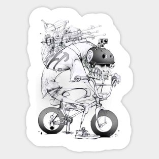 bmx rider Sticker